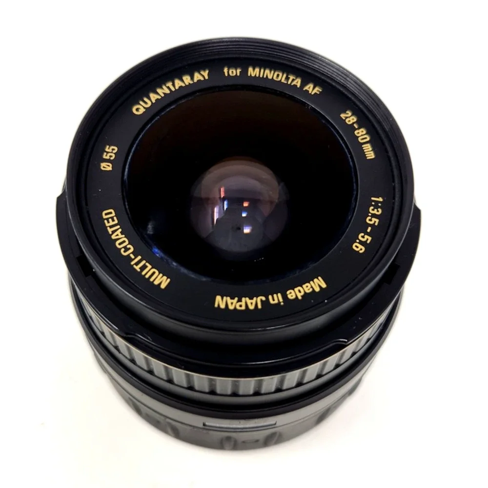 Quantaray 28-80mm f/3.5-5.6 AF Zoom Lens for Minolta/Sony A Mount 55mm